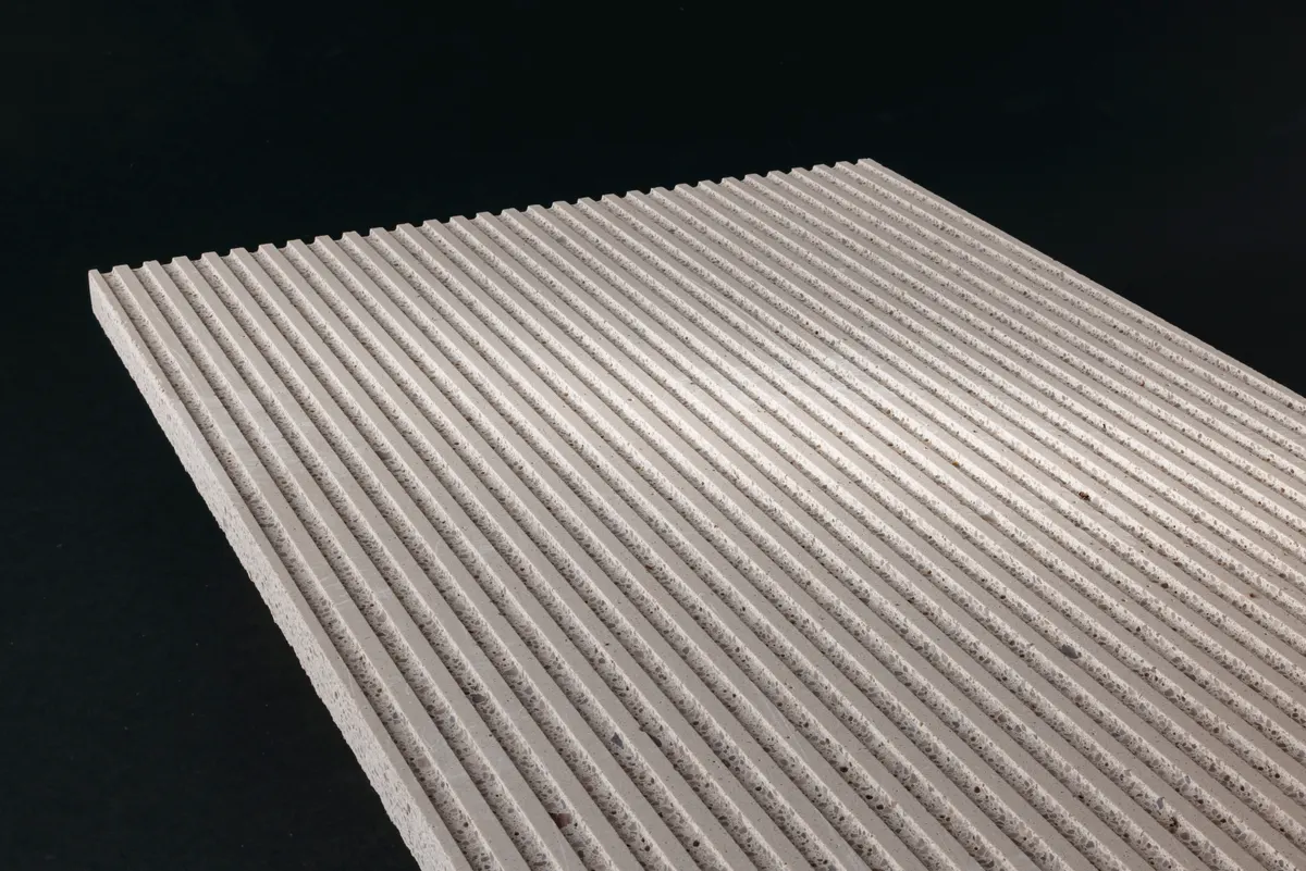 Fassadenmaterial: Liniert