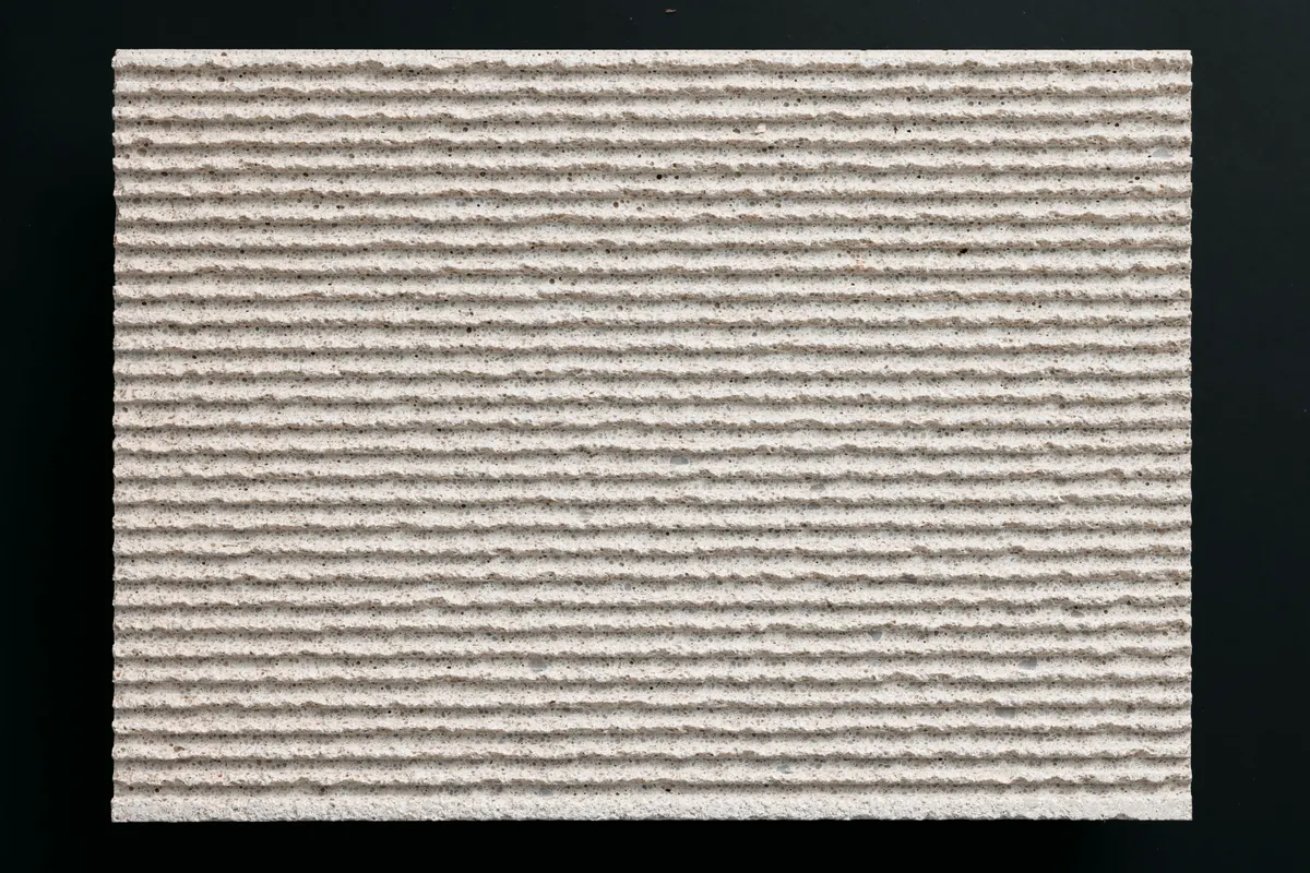 Fassadenmaterial: Tief gerillt